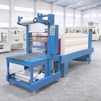Machine d'emballage pour bouteilles d'eau avec film rétractable, scelleuse de tunnels, scelleuse thermique, emballage de boîtes rigides, manchon d'emballage