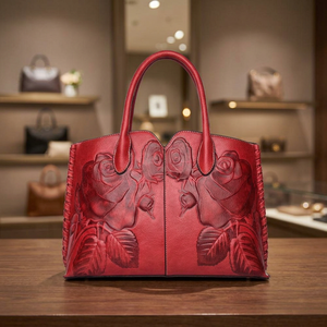 Bolso de Mano de Cuero Genuino para Mujer, de Lujo, Plegable, Impermeable, con Correa para la Cintura, 1L, BS INTERNATIONAL, Directo de Fábrica - Product Image 3