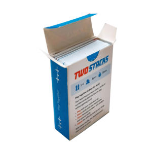 ورق لامع 350 جرام لألعاب البطاقات العائلية والأصدقاء مع أسئلة وأجوبة مطبوعة حسب الطلب - Product Image 1