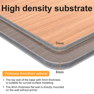 Easy to Install PVC <strong>Wall</strong> <strong>Panel</strong> High Density Bamboo Wood Veneer <strong>Wall</strong> <strong>Panel</strong> 3D <strong>Wall</strong> Decoration <strong>Panels</strong> Carbon Crystal <strong>Board</strong> - Product Image 4
