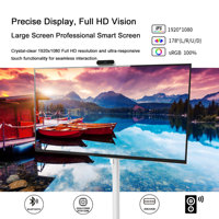 Televisor inteligente Incell de 32 pulgadas pantalla táctil giratoria Tiktok 4 + 64G Android13 retroiluminación LED portátil 1920*1080 HDTV televisores inteligentes blancos