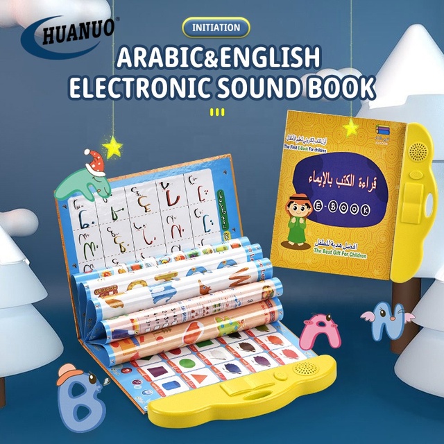 Educational Children Study Early Learning Machine Toys Arabic and English E-Books Toy Kids Books