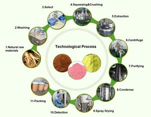 <span class=keywords><strong>98</strong></span>% poudre de curcumine matière première pour les soins de la peau de curcuma du processus de poudre de racine de curcuma - Product Image 5