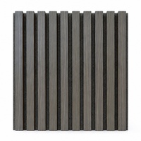 Panneau mural acoustique en bois gris WYRAX, panneau mural en bois à lattes, feutre gris, 3000x600x21mm, panneau absorbant le son, décoration murale pour salle de réunion