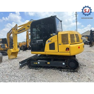 Excavatrice sur chenilles Komatsu PC70 d'occasion d'origine japonaise pour l'exploitation minière |   Moteur, boîte de vitesses et pompe d'occasion en excellent état de 7 tonnes |   Vente en bon état - Product Image 5