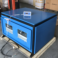 Déshumidificateur de plafond pour piscine, 380L, 480 litres/jour, certifié CE, humidistat réglable, réfrigératif, à conduits