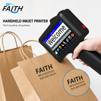 Faith Factory 12.7 Imprimante à jet d'encre portative industrielle Imprimante de logo d'imprimante de date d'expiration pour sacs de bouteilles en plastique en bois