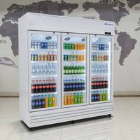 Vente directe d'usine en gros : Réfrigérateur commercial pour boissons, armoire réfrigérée, refroidisseur de boissons, réfrigérateur vertical à porte unique pour présentation