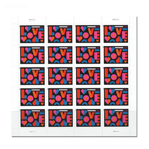 Etiquetas Adhesivas Personalizadas para Avión, Temática de Boda 2021, Estilo Postal de Amor, 100 <span class=keywords><strong>Sellos</strong></span> Postales Permanentes - Product Image 4