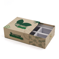 Boîte d'emballage cadeau en carton personnalisée pour dattes du Ramadan, noix et fruits secs, vente en gros