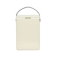 Glacière rétro 10L en métal avec revêtement extérieur en fer pour le stockage du vin et du champagne