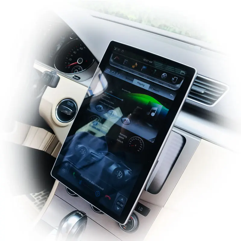 Monitor de dvd de carro universal KD-12501 ", tela touchscreen de 12.8 px6 android 9.0 navegação gps automóvel caixa preta