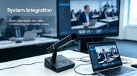 Pièces en aluminium et laiton usinées sur mesure par CNC pour boîtiers de microphones de conférence, de caméras et de communication - Guangdong