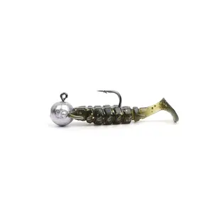 1 10 unids/lote Wobblers Rockfishing escarabajo señuelos cebos <span class=keywords><strong>de</strong></span> goma 3,5 cm 1,1g pesca gusano suave cebos artificiales bajo pez <span class=keywords><strong>de</strong></span> silicona - Product Image 5