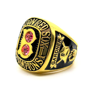 1967 Boston Red Sox Championship Men's Children's <b>Ring</b> Souvenir Collection Alloy Wedding Gift <b>Crystal</b> Rhinestone Traditional - Product Image 3