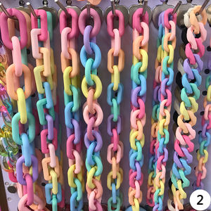 ลูกปัด DIY สำหรับทำเครื่องประดับเชื่อมต่อห่วงโซ่เชือกผู้ถืออุปกรณ์งานฝีมือแฟชั่นอะคริลินิกเกิลฟรี - Product Image 6