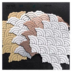 Usine personnalisé étanche nuage forme maison bricolage aluminium ACP autocollant mural carreaux de <span class=keywords><strong>mosaïque</strong></span> pour mur décoration intérieure - Product Image 1