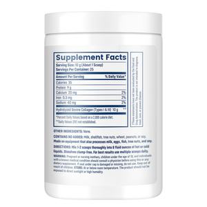 Collagène en poudre personnalisé avec étiquette, 250 g, soutient la santé des os chez les adultes, complément de collagène en peptides - Product Image 3