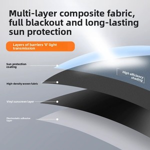 Parasole Statico in Vinile <span class=keywords><strong>per</strong></span> Finestrini Laterali <span class=keywords><strong>Auto</strong></span> - Tenda Isolante dal Calore e Anti-UV con Design Personalizzabile a Colore Unico - Product Image 4