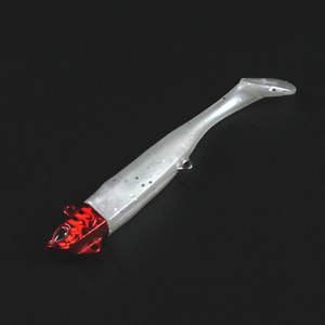 Pesca all'ingrosso branzino 23g/29g/36g di Scimitar <span class=keywords><strong>Leader</strong></span> ami coda morbida esca esca di pesce con piombo - Product Image 5