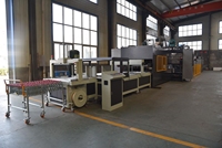 Ligne de production de carton entièrement automatique impression rainurage découpe pliage collage cercleuse FFG machine en ligne
