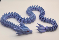 Modèle de dragon articulé réaliste imprimé en 3D, multicolore, en PLA, personnalisable, commandes en gros acceptées, service d'impression FDM