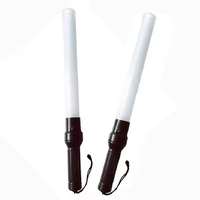 54cm Led Trafic Baton Clignotant Stroboscopique Lumières Haute Visible Feux De Travail Panneaux De Signalisation Avertissement Bâton Baguettes