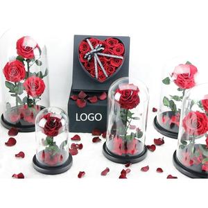 Eternal Forever Preserved Roses Cúpula <span class=keywords><strong>de</strong></span> cristal Boda Regalos <span class=keywords><strong>de</strong></span> Navidad para madres Mujeres Novias para la graduación del Día <span class=keywords><strong>de</strong></span> San Valentín - Product Image 5