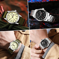 Montres à quartz pour hommes, étanches, de style professionnel, sans logo, vente en gros, design de logo personnalisé, Montre Homme