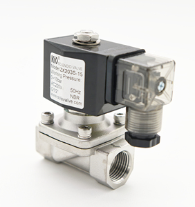 1/2" 15mm 2 Position 2 Way Direct Acting Stainless Steel 110-220V Normally Closed Electron Magnetic for Water air Etc. - Product Image 2