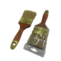 2025 manche en bois de qualité supérieure pinceau pinceau ensemble cheveux peinture en bois Filament synthétique mur outils poils pinceau