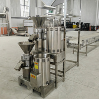 Broyeur industriel commercial de petite taille pour la fabrication de pâte de cacao, de sauce, de liqueur, de masse, moulin colloïdal, machine à broyer les fèves de cacao