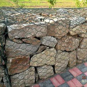 2.0 per il Leadwalking * 0.5 * scatola di gabbioni di dimensioni 0.5 2.0-4.0mm filo zincato Gabion rete metallica PVC/rivestito di zinco