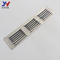 Grille de couverture d'aération en métal pour fournisseur de fabrication sur mesure Panneau de flux d'air robuste avec conception à fente et support de montage