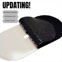 Bande adhésive buccale Byphane haute élasticité noire, hypoallergénique, sans latex, en coton et rayonne, lot de 30 pièces, bandes nasales anti-ronflement, certifiées CE