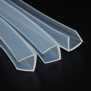 Aangepaste vorm siliconen rubber afdichting strips voor venster en auto