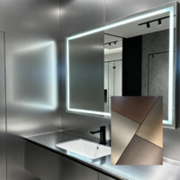 Panneau composite ABS et acier inoxydable résistant au feu, flexible et imperméable, longueur personnalisable disponible, revêtement décoratif