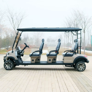 Voiturette de golf électrique de luxe pour enfants, tout-terrain, 6 places, véhicule utilitaire, homologuée pour la route, avec boîte de chargement, à vendre, Chine - Product Image 3