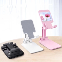 Support de téléphone et tablette pliable et portable en ABS écologique, réglable en hauteur, avec miroir – Meilleure vente