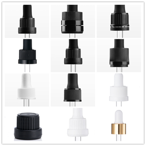 Vente en gros de bouchons compte-gouttes Euro anti-effraction de 18 mm avec bouchon intérieur pour flacon d'huile essentielle - Product Image 5