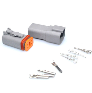 Deutsch <span class=keywords><strong>DT</strong></span> loạt tự động kết nối không thấm nướ<span class=keywords><strong>c</strong></span> Kit DT04-2P DT04-4P DT06-2S DT06-3S DT06-4S DT06-6S DT06-12S (Nam/nữ) - Product Image 2