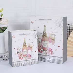 Bolsa de Papel para Regalo de Boda, Cartón Blanco de Lujo de Alta Calidad, Logotipo Personalizado - Product Image 5