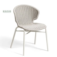 Chaise d'extérieur moderne en plastique blanc ensemble de rotin rotin empilable en teck empilable banc en fer chaises de jardin