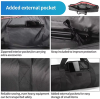 Sac de trépied portable épais et étanche, avec bandoulière pour trépieds à flèche et supports de trépied, supports de microphone