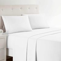 Parure de lit en microfibre brossée douce à poches profondes pour hôtel, vente en gros