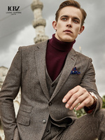 Veste Blazer Homme Sidiou Group Nouvelle Mode Slim Simple Boutonnage pour Printemps et Automne Grande Taille Style à Plis Plats