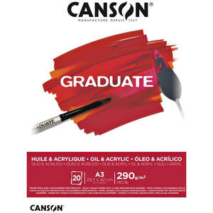 CANSON - Álbum para óleo y acrílico A3, 20 hojas - Product Image 1