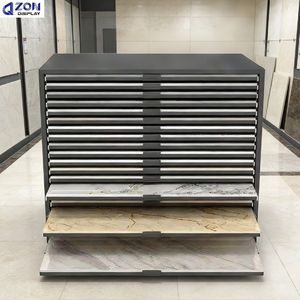 Exhibidor de Azulejos con Cajones para Ahorrar Espacio, de Gran Capacidad, para Exhibición de Muestras de Piedra, Mármol, Granito y Cuarzo en Sala de Exposiciones - Product Image 1