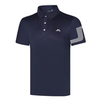 Polo de golf pour homme à manches courtes, anti-humidité, séchage rapide, respirant, léger, extensible, décontracté, pour le bureau, l'été et les activités de plein air