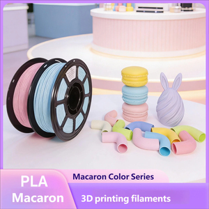 เส้นพลาสติก PLA สีมาการองแบบด้าน สำหรับงานพิมพ์ 3 มิติ สีมีความอิ่มตัวต่ำ เนื้อสัมผัสด้านแบบพรีเมียม ปลอดภัย ไร้กลิ่น สำหรับเครื่องพิมพ์ Bambu Creality - Product Image 2